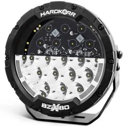 Hard Korr BZR−X Series 7” LED Driving Lights With Wiring Harness -Tents Sales 1267311 bzr x series 7 led driving lights with wiring harness
