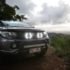 Hard Korr BZR−X Series 7” LED Driving Lights With Wiring Harness -Tents Sales 1267317 bzr x series 7 led driving lights with wiring harness