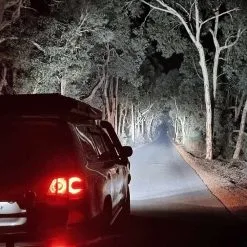 Hard Korr BZR−X Series 7” LED Driving Lights With Wiring Harness -Tents Sales 1267321 bzr x series 7 led driving lights with wiring harness