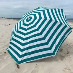 Mirage Beach Umbrella 200cm -Tents Sales 1267809 beach umbrella green white stripe 2m