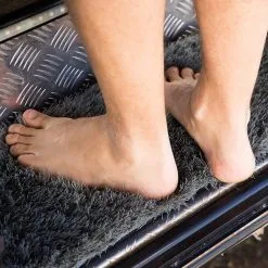 Companion Dust Off Mat − Caravan Step 19 Companion Dust Off Mat − Caravan Step -Tents Sales 1270108 dust off mat caravan step grey black trim