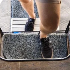 Companion Dust Off Mat − Caravan Step 16 Companion Dust Off Mat − Caravan Step -Tents Sales 1270110 dust off mat caravan step grey black trim