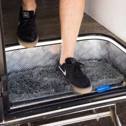 Companion Dust Off Mat − Caravan Step 18 Companion Dust Off Mat − Caravan Step -Tents Sales 1270112 dust off mat caravan step grey black trim