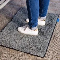 Companion Dust Off Mat − Medium -Tents Sales 1270128 dust off mat medium 50 x 65 grey