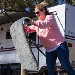 Companion Dust Off Mat − Large -Tents Sales 1270139 dust off mat large 60 x 90 grey