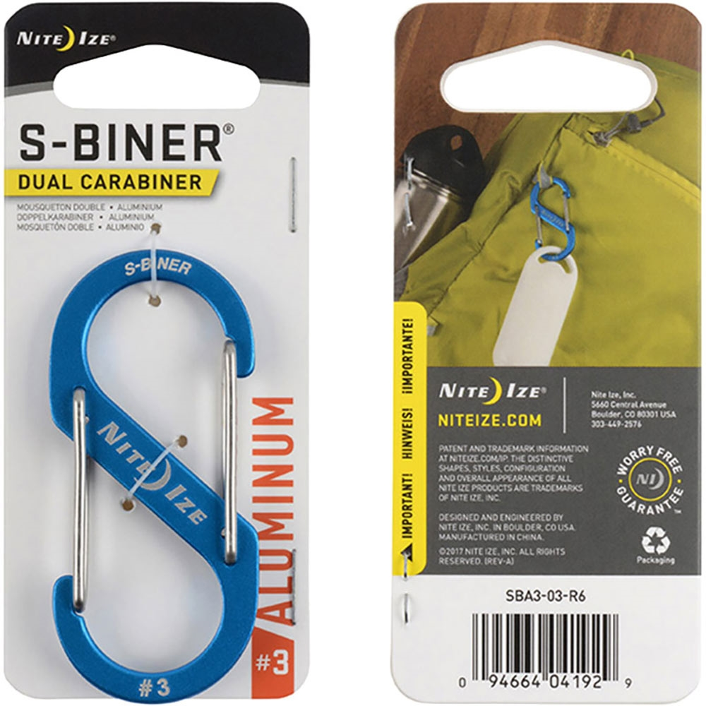 Nite Ize S−Biner Dual Aluminium #3 4 Nite Ize S−Biner Dual Aluminium #3 - Image 2