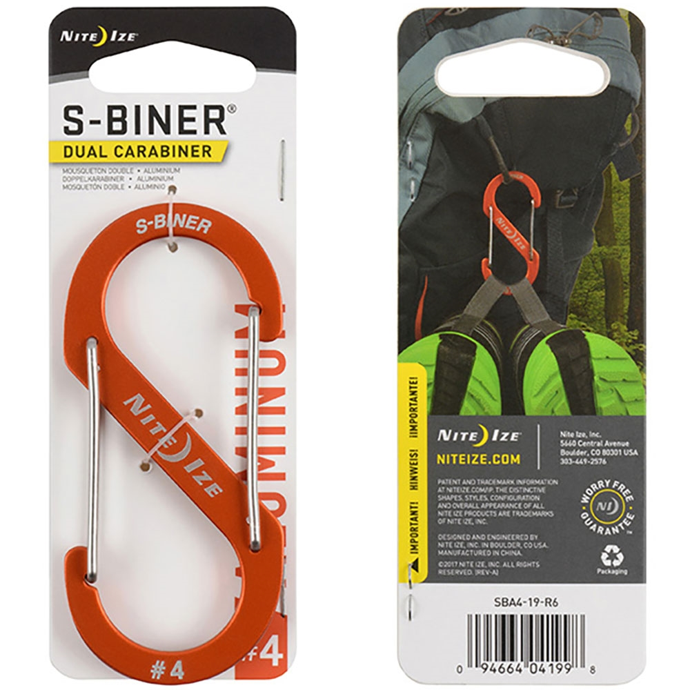 Nite Ize S−Biner Dual Aluminium #4 4 Nite Ize S−Biner Dual Aluminium #4 - Image 2