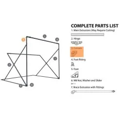 Oztent RV Tent Replacement Corner 2 Pack 9 Oztent RV Tent Replacement Corner 2 Pack -Tents Sales 1277221 rv replacement corner 2 pack