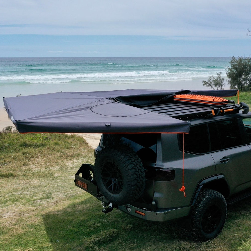 Campboss Boss Shadow 270 XL Awning With RTT Zip Entry 4 Campboss Boss Shadow 270 XL Awning With RTT Zip Entry - Image 2